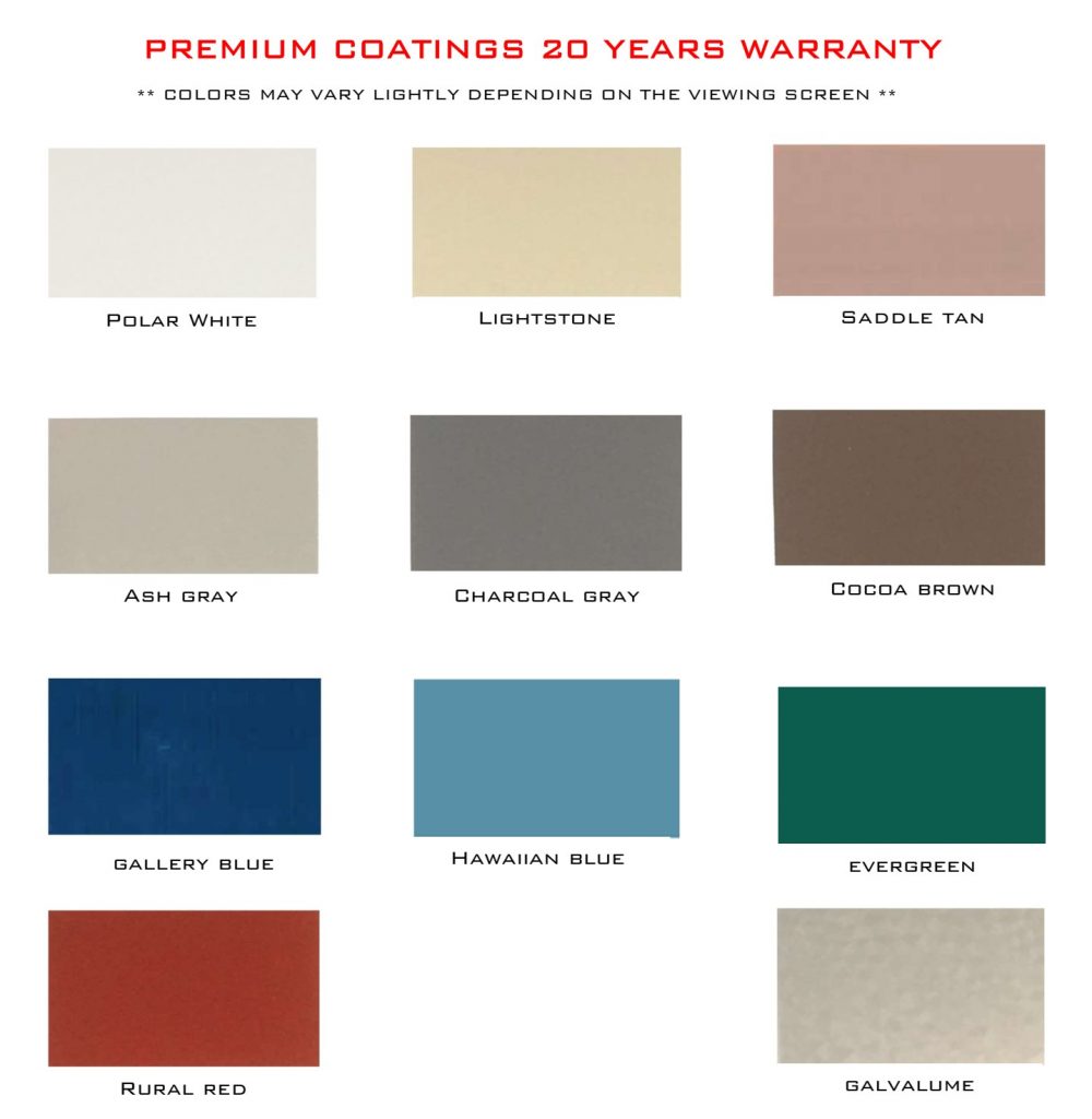 COLOR CHART PBR | EZ Metal - EZ Metal | Metal Steel decking and roofing ...